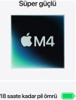 Apple MacBook Air M4 24GB 512GB SSD macOS 13" Taşınabilir Bilgisayar Yıldız Işığı MC6A4TU/A