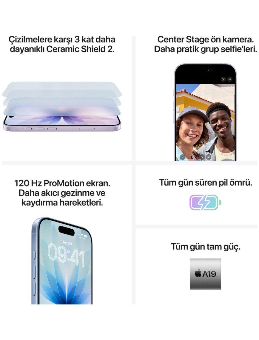 Apple iPhone 17 256 GB Lavanta